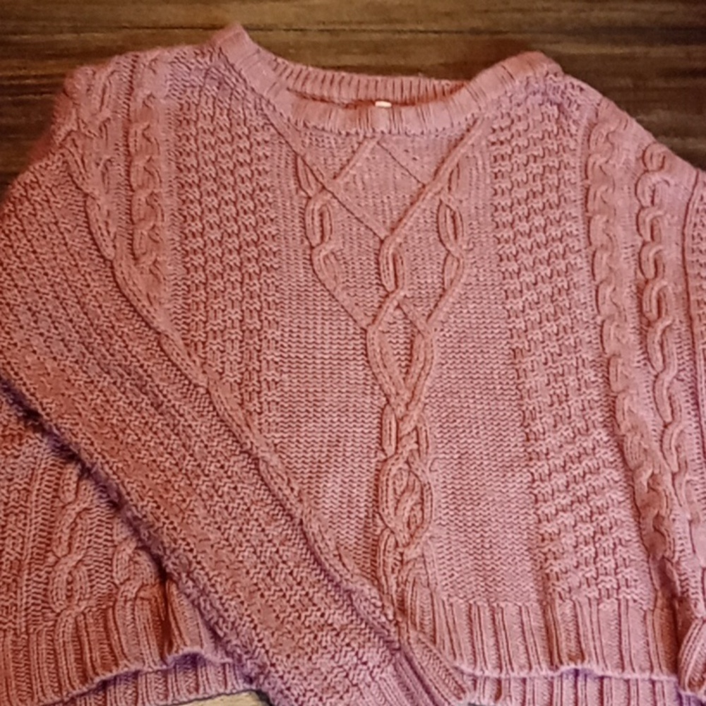 Pink sweater